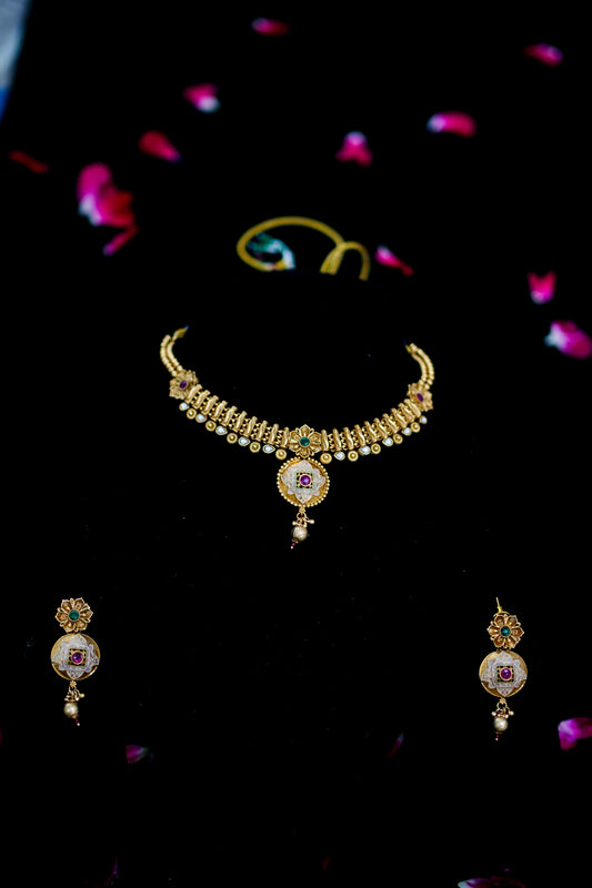 Rajwada choker set
