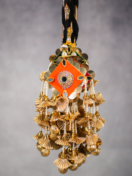 Multicolour Jhallar Parandi