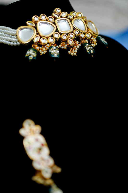 Noor Ziya | Kundan Choker Set