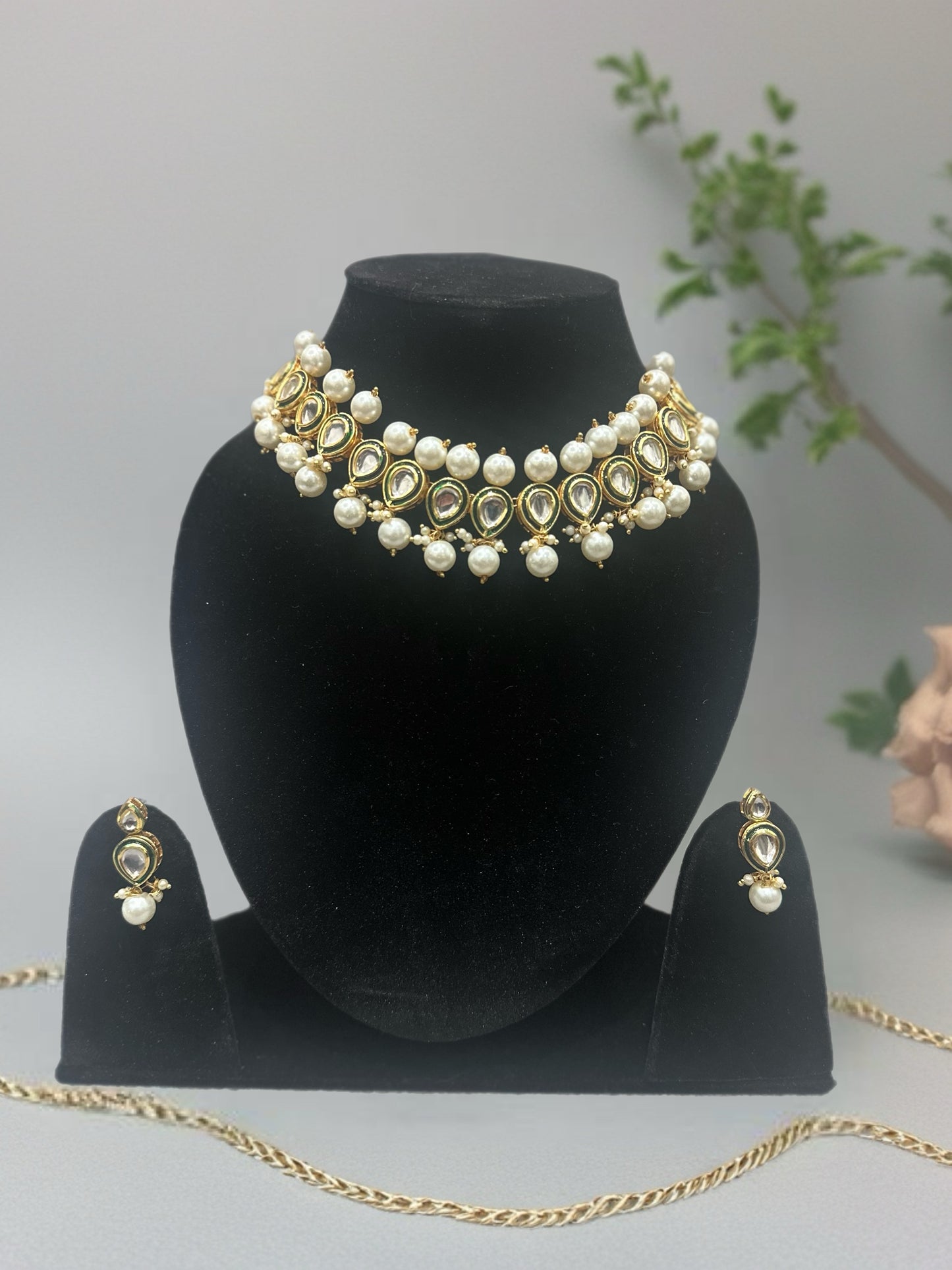 Polki kundan set