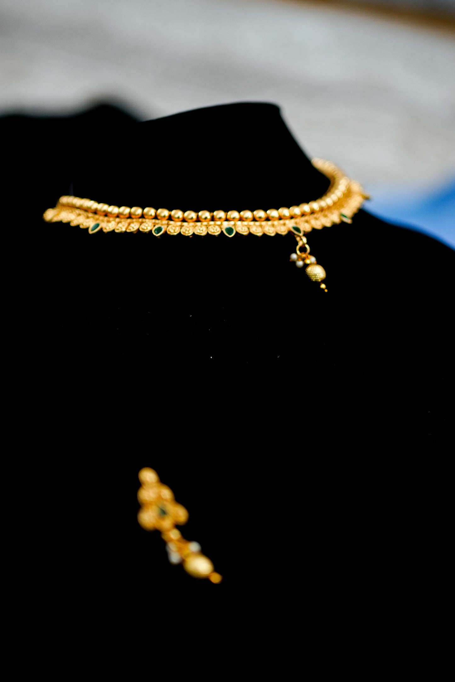 Zari choker set