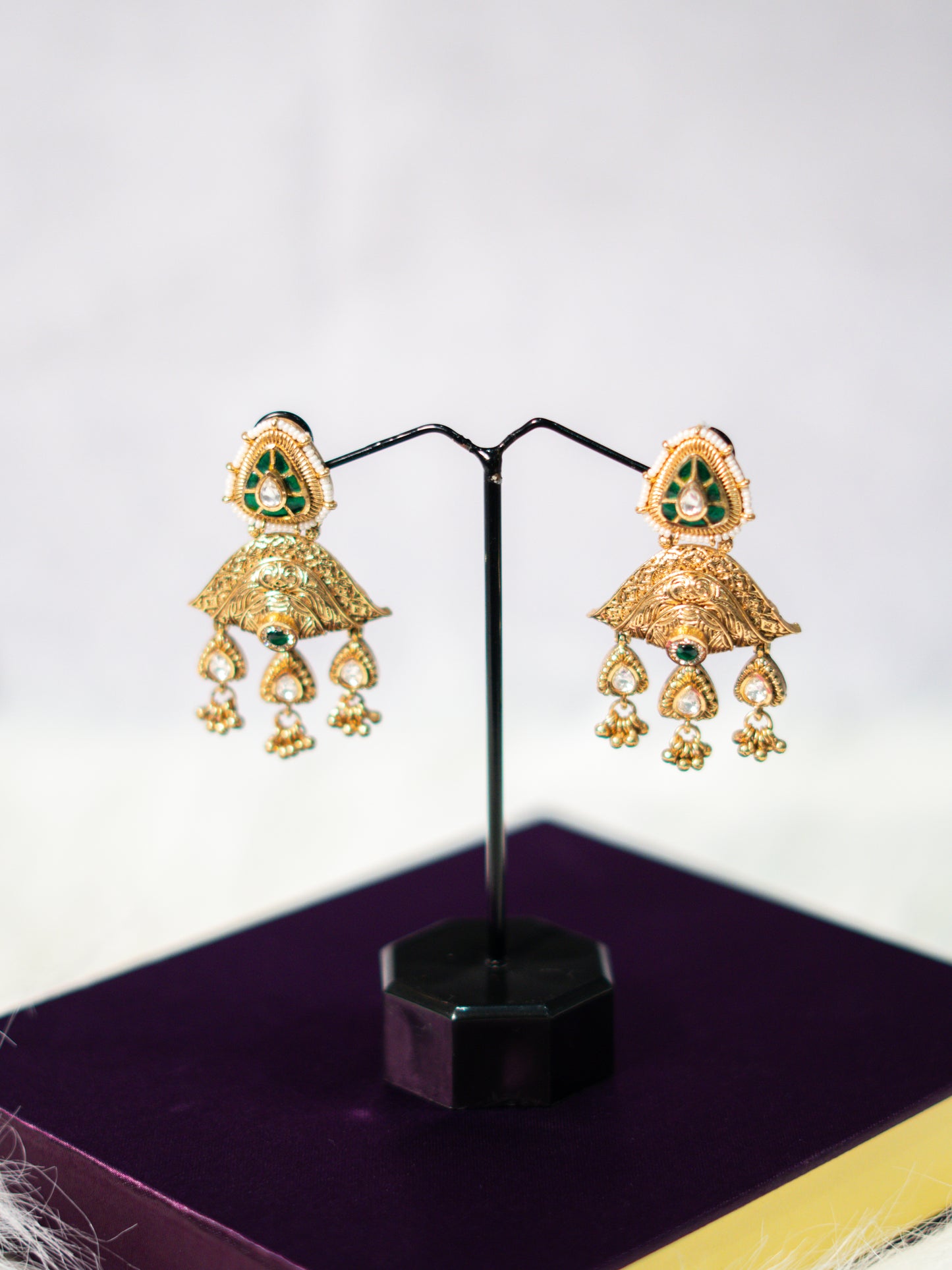 Punjabi heritage Jhumka earrings