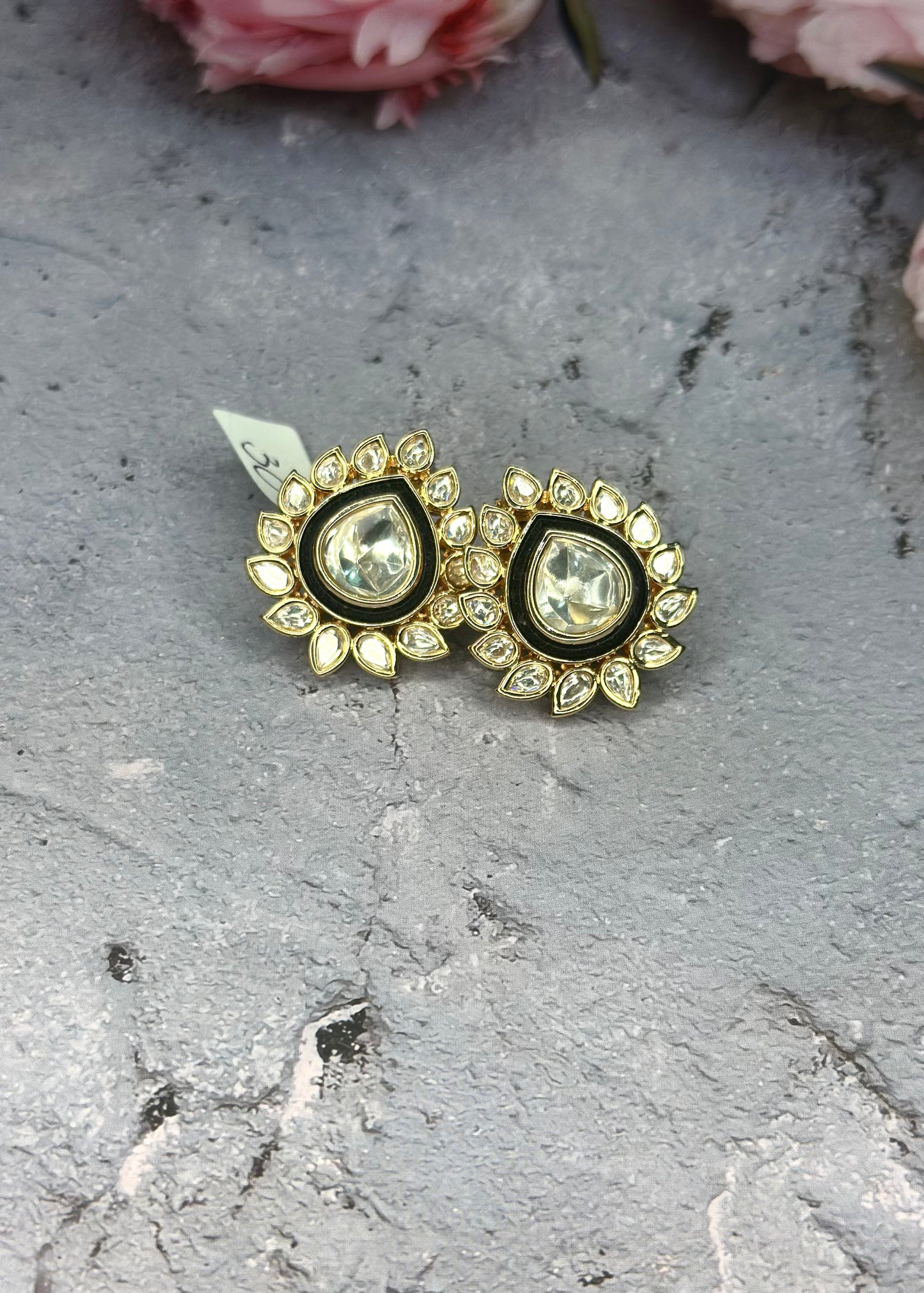 Kundan Bloom Studs