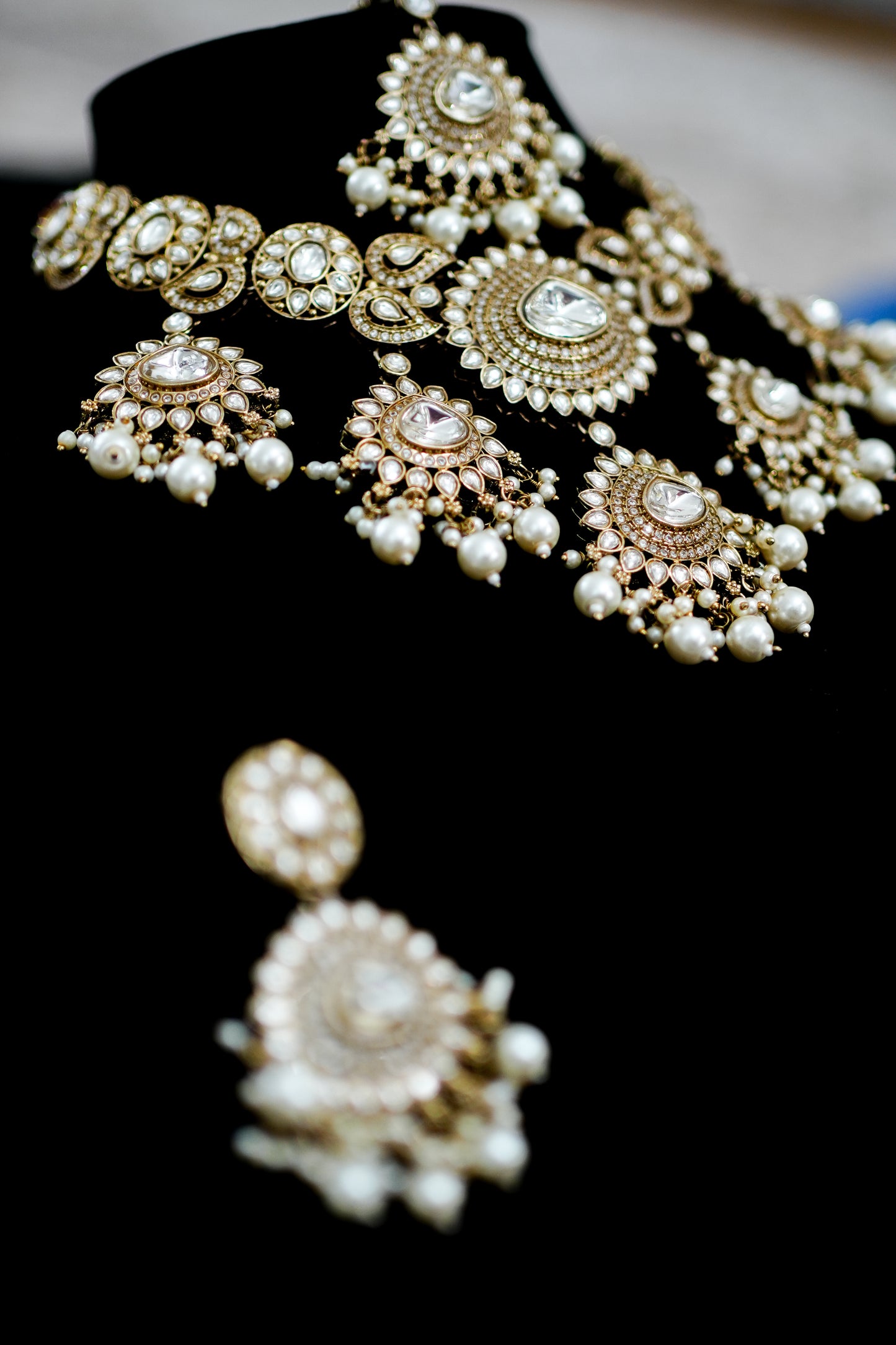 Pearl Noor | Kundan Bridal Necklace Set