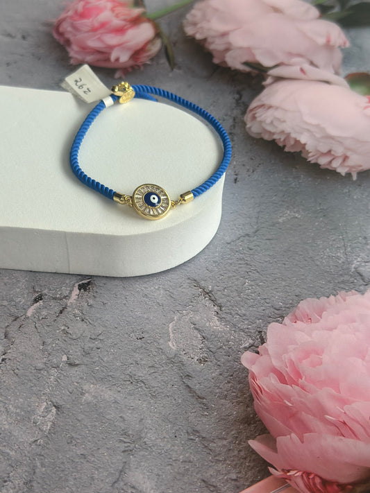 Bold Blue Evil Eye Bracelet – Protection Meets Chic