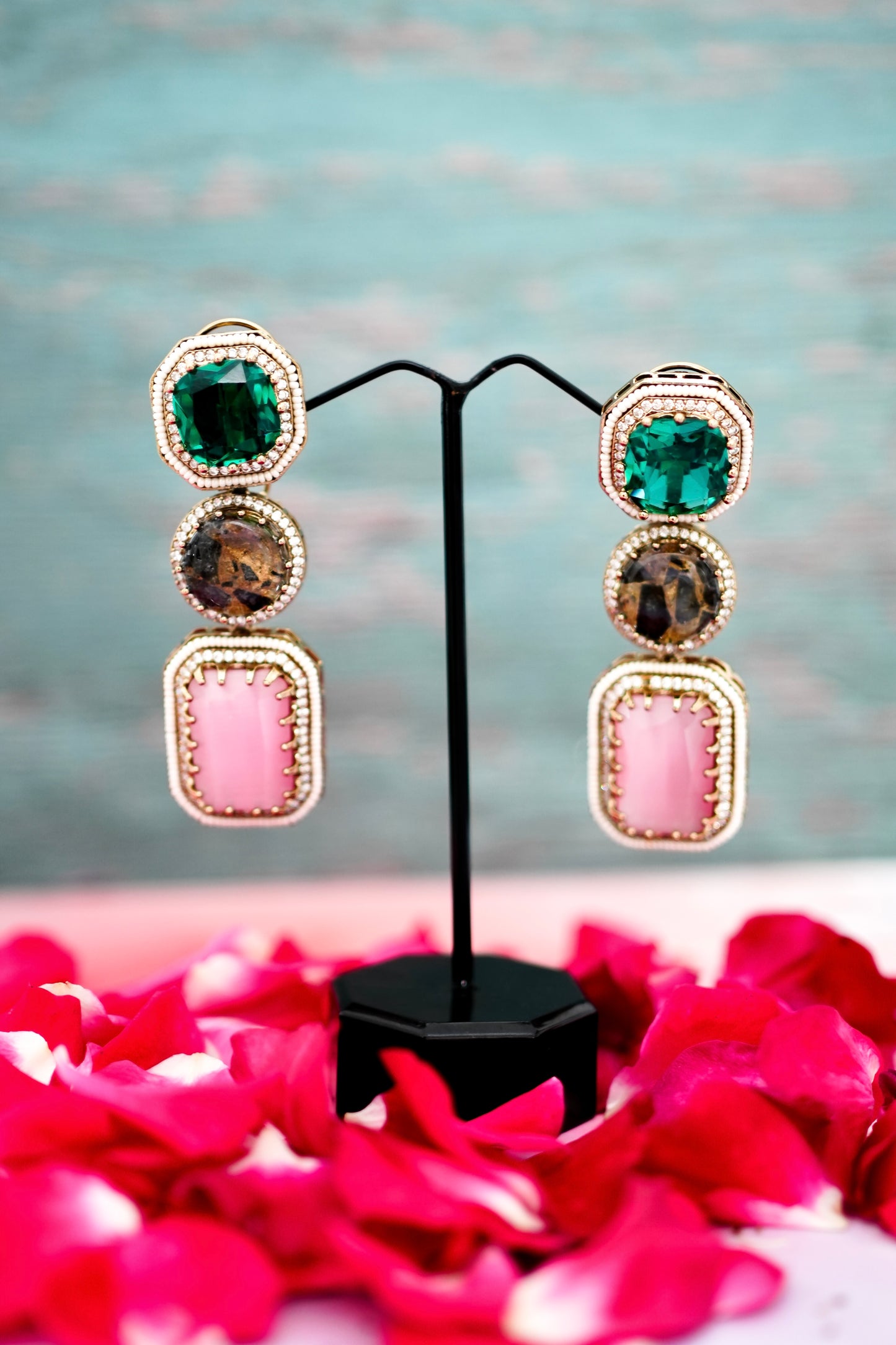 Emerald Blush | Sabyasachi inspired Earrings