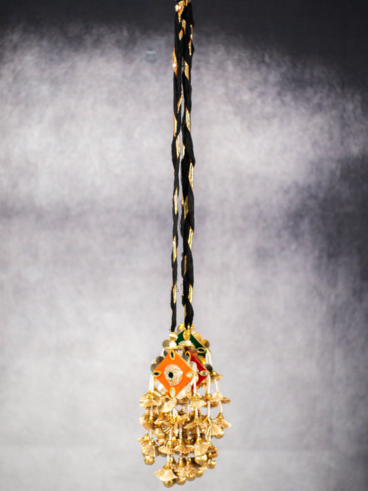 Multicolour Jhallar Parandi