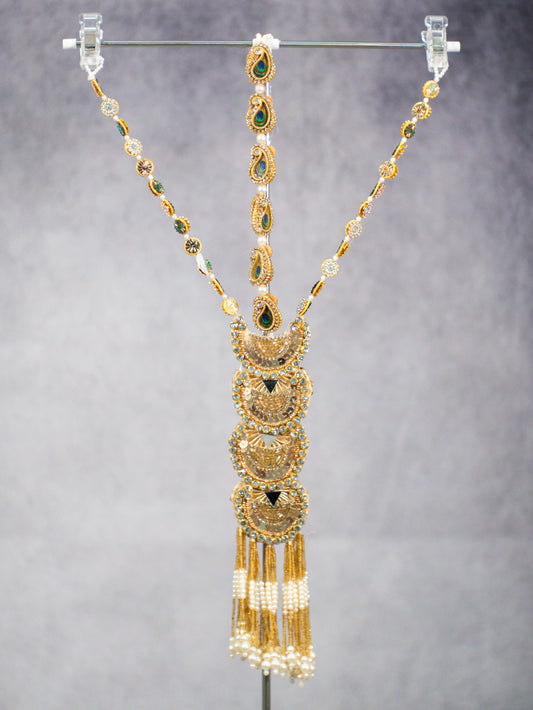 Layered Pearl Drop Parandi