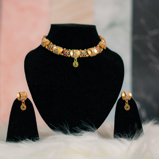 Vintage Floral Heirloom Choker
