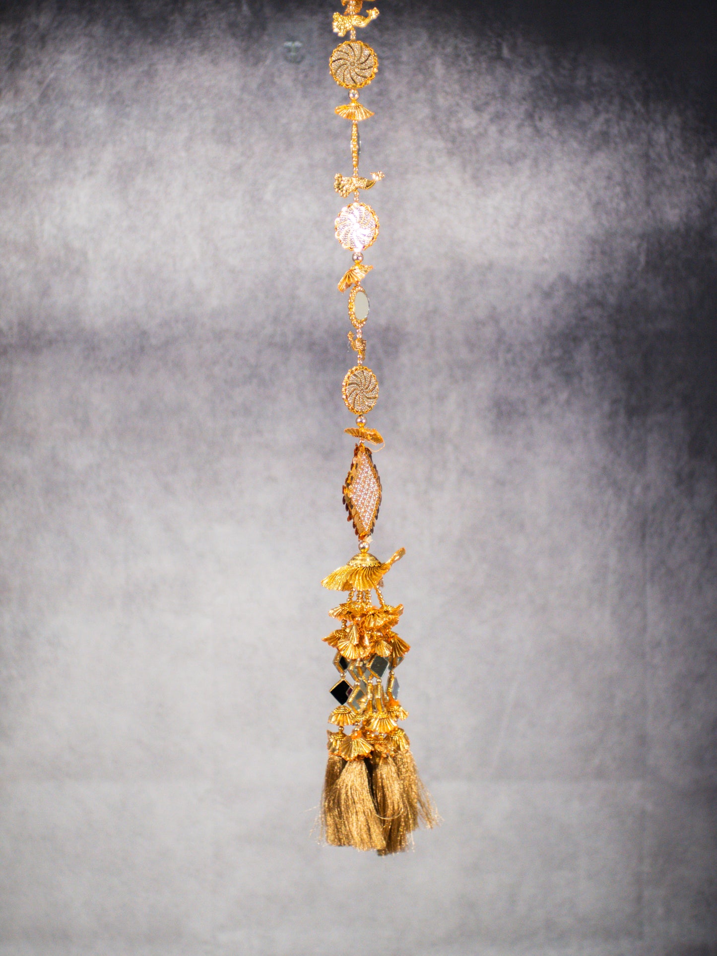 Antique Mirror Tassel Parandi