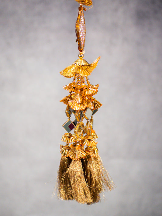 Antique Mirror Tassel Parandi