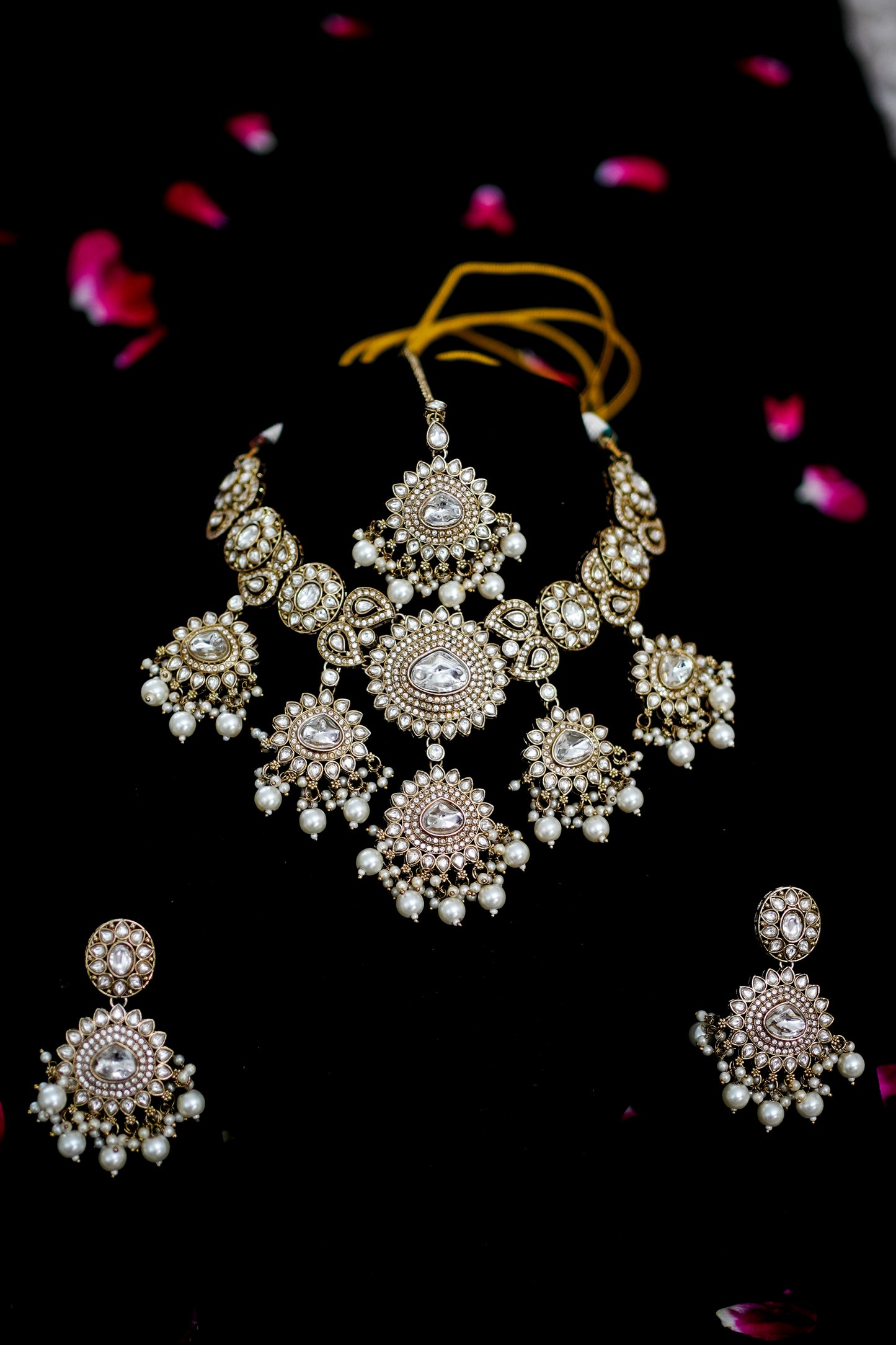 Pearl Noor | Kundan Bridal Necklace Set