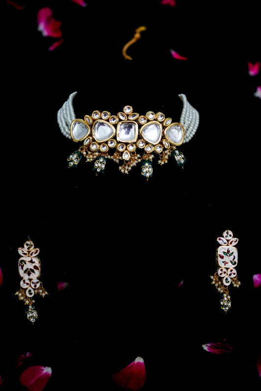 Noor Ziya | Kundan Choker Set