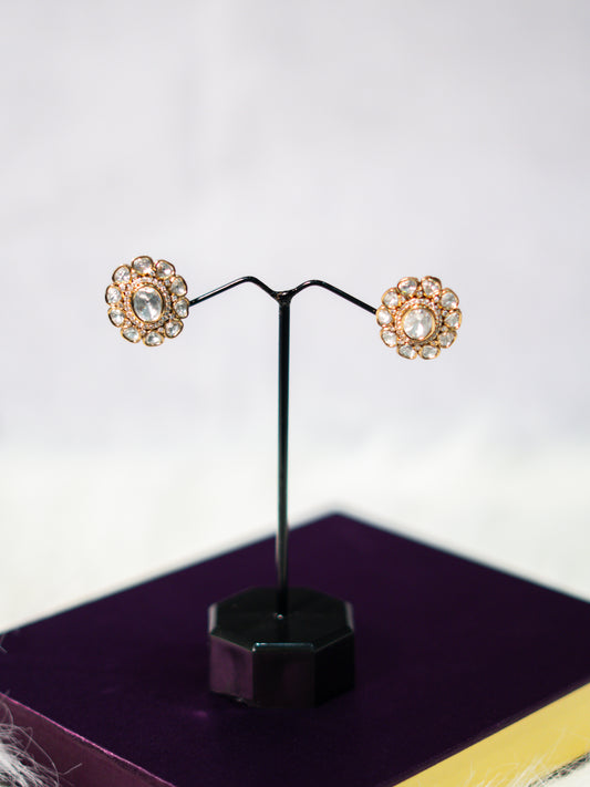 Halo Oval Statement Studs