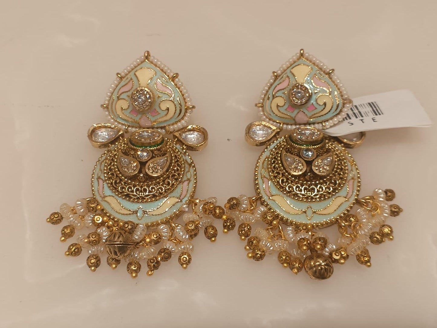 Polki traditional earrings