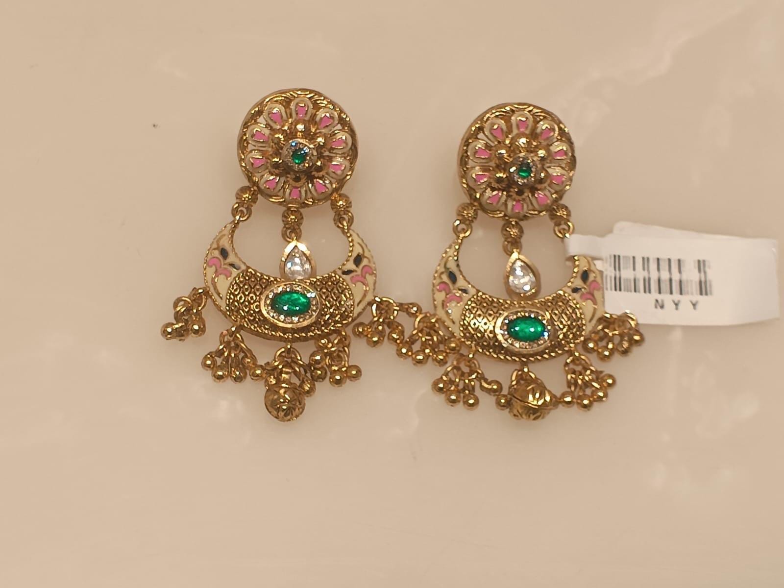 Polki traditional earrings